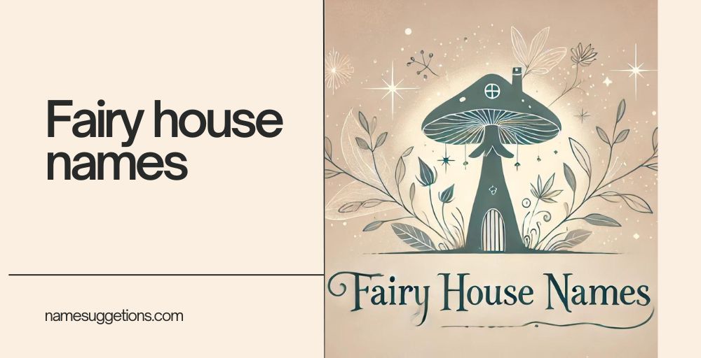 Fairy house names
