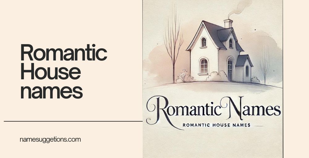 300+ Romantic House Names Ideas - Name Suggetions